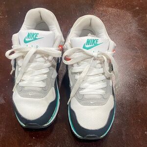 Nike Kids White, Gray, and Black Sneakers